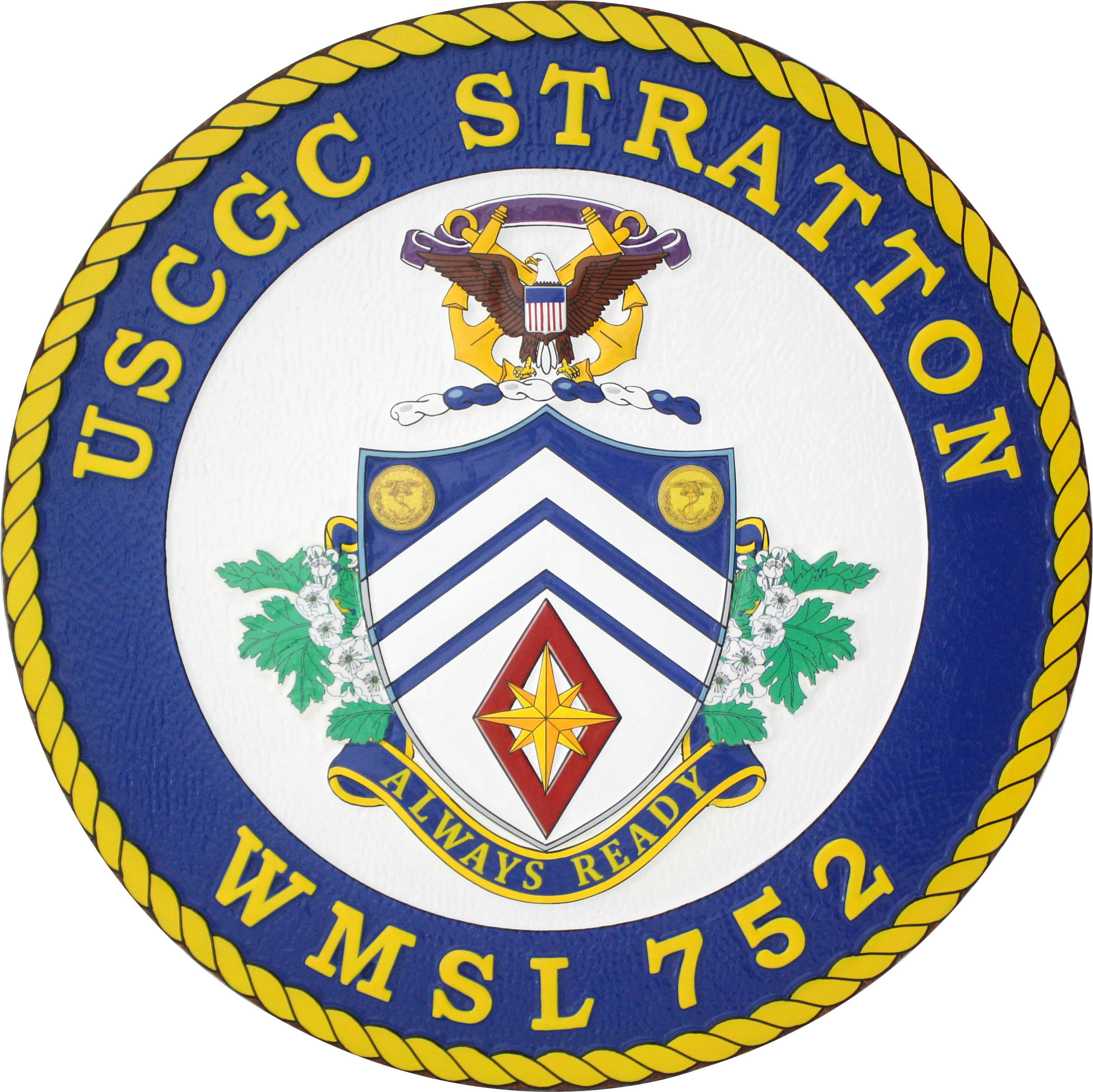USS Stratton Ships Crest Plaque