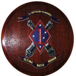 1st Battalion 11th Marines Deployment Plaque