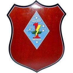 1st Tank Battalion USMC Patch Plaque