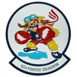 62nd Fighter Squadron Plaque