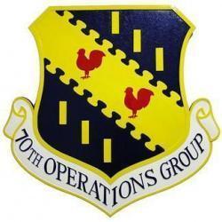70th Operations Group Seal Plaque