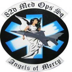 82D Medical Operations Squadron Seal Plaque