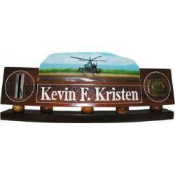 Apache Desk Nameplate