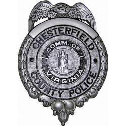 Chesterfield County Police Badge Plaque