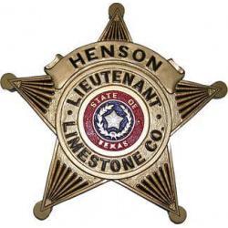 Henson Limestone County Police Badge Plaque