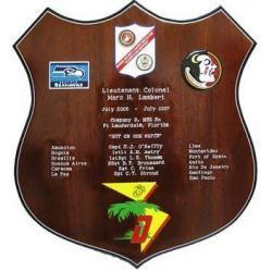 Marine Sec Guard Deployment Plaque