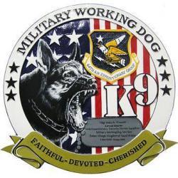 Military Working Dog 64th AEG Plaque