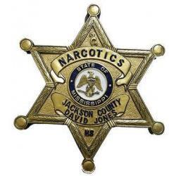 Narcotics Agent Badge Plaque