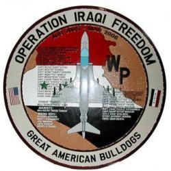 Operation Iraqi Freedom Marine Corps Deployment Plaque