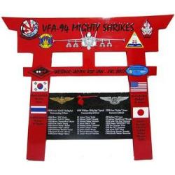 Strike Fighter Squadron 94 Mighty Shrikes Navy Deployment Plaque