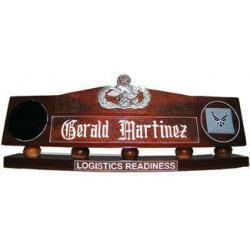 USAF Logistics Desk Nameplate