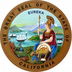 california state seal plaque