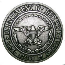 department of defense seal coin plaque