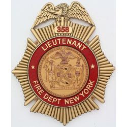 fire department of new york badge plaque 975105252