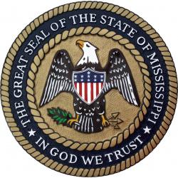 mississippi state seal plaque
