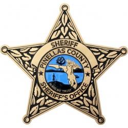 pinellas county sheriff badge plaque