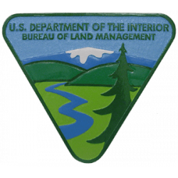 us department of the interior bureau of land management plaque