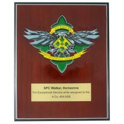 us military permanent change of station pcs presentation plaque