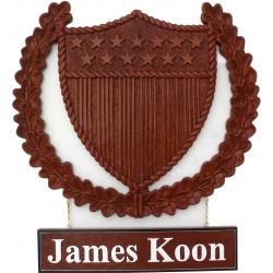 uscg officer-in-charge ashore device plaque