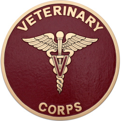 veterinary corps seal plaque