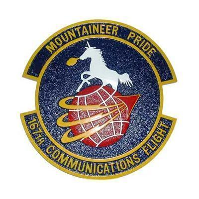 167th Communications Flight Plaque