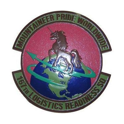 167th Logistics Readiness Squadron Subdued Seal Plaque
