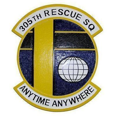 305th Rescue Squadron Plaque