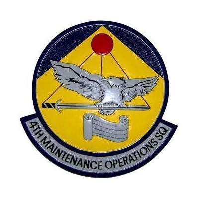 4th MOS Squadron Plaque