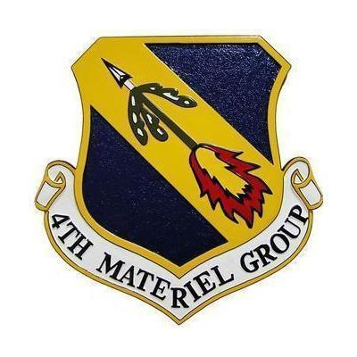 4th Materiel Group Seal Plaque