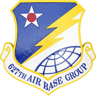 627th air base group patch plaque