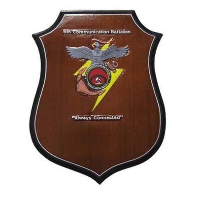 6th Communication Battalion Presentation Plaque