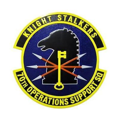 70th operations support squadron seal plaque