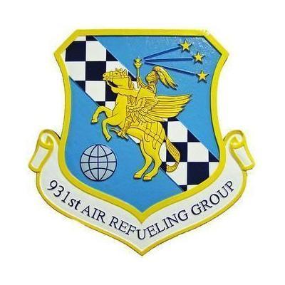 931st Air Refueling Group 1 Seal Plaque