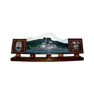 Custom Design US Navy Desk Nameplate