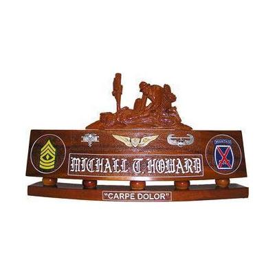 Custom Statue Design Desk Nameplate