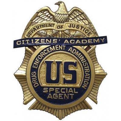 DEA Citizens Academy Badge Plaque