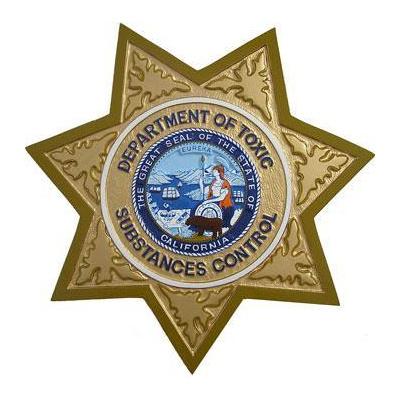 Department of Toxic Control Plaque