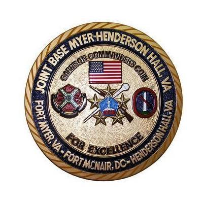Garrison Commanders Coin Seal Plaque