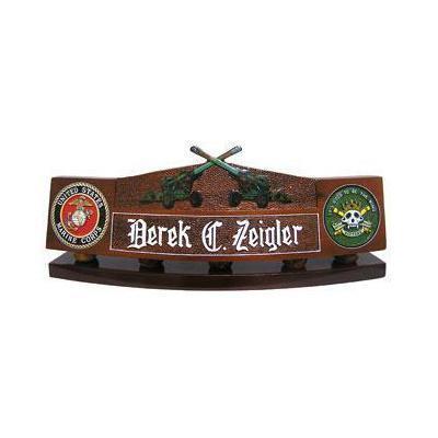 M198 Artillery Cannons Desk Nameplate