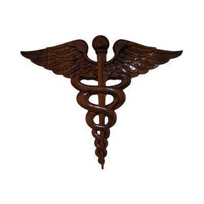 Medical Caduceus Insignia Plaque