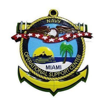 Navy Operational Support Center Seal Plaque