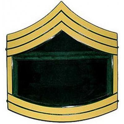 Shadow Box US Marine Corps E7 Painted Finish