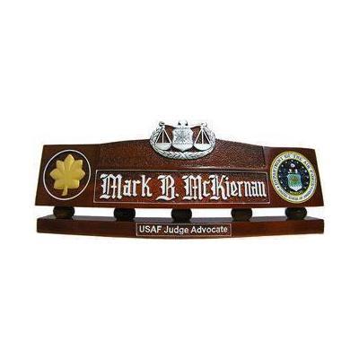 USAF Judge Advocate Badge Desk Nameplate
