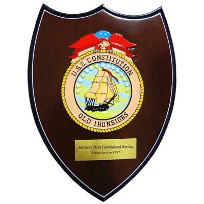 USS Constitution Presentation Plaque