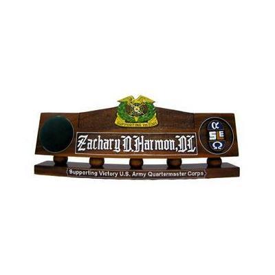 US Army Quartermaster Corps Desk Nameplate