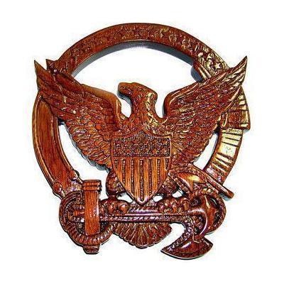 US Coast Guard Command Afloat Pin Plaque