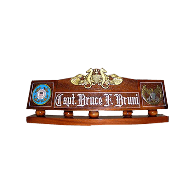 US Coast Guard Port Security Officer Desk Name Plate