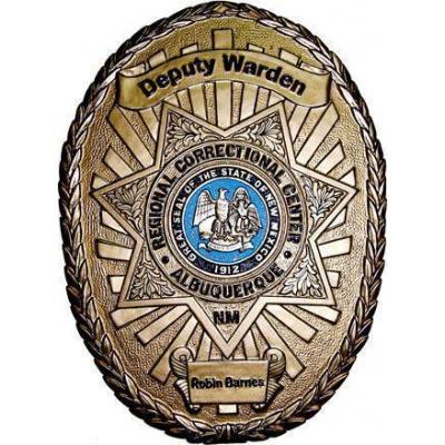 Warden Badge Plaque