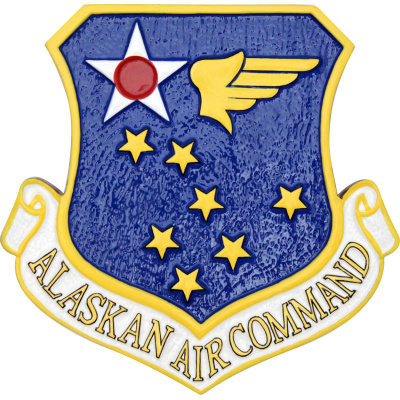 alaskan air command crest plaque