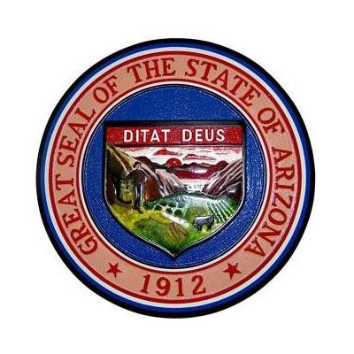 arizona state seal plaque